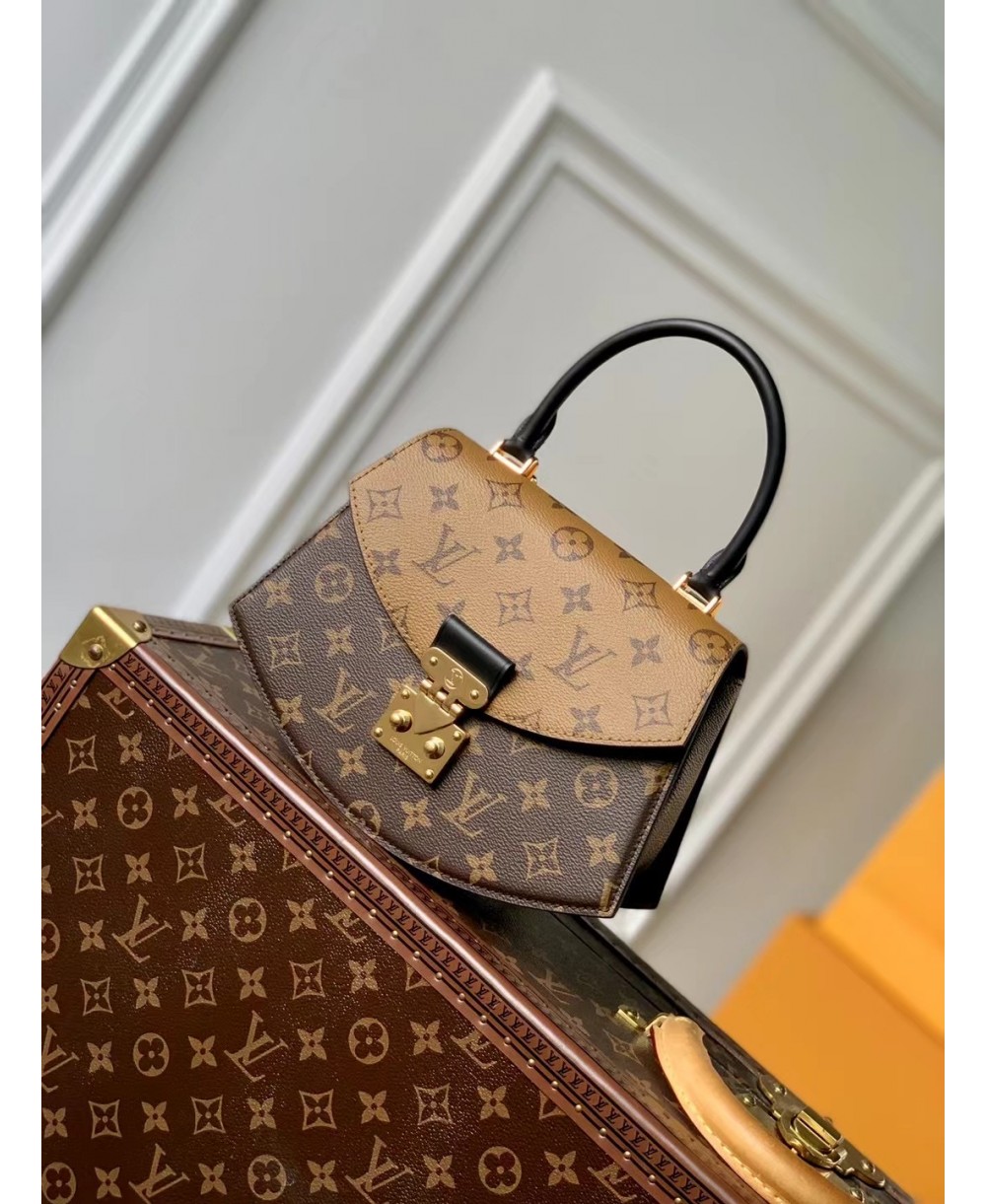 M46548 Louis Vuitton Monogram Reverse Canvas Tilsitt Handbag