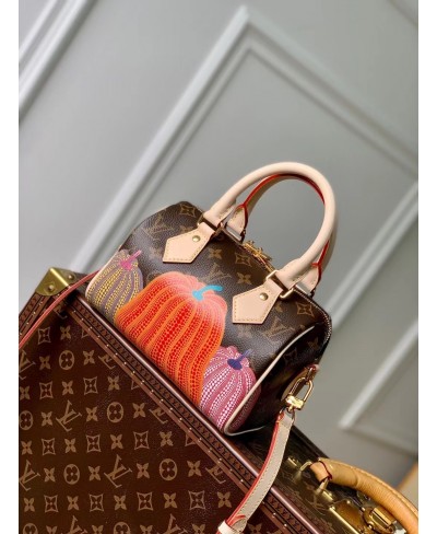 LOUIS VUITTON LV x YK Speedy Bandouliere 20 Monogram Canvas Shoulder B