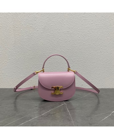 CELINE MINI BESACE TRIOMPHE IN SHINY CALFSKIN