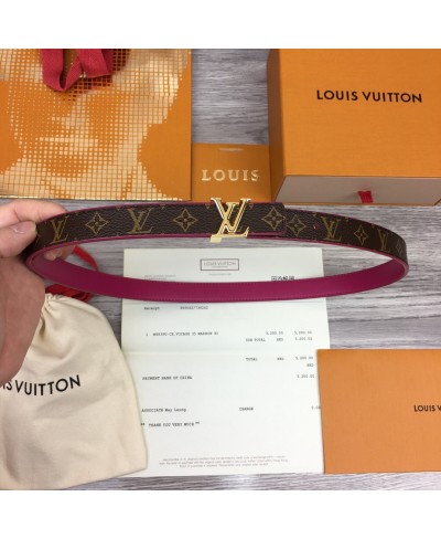 LOUIS VUITTON LV Iconic 20 mm Reversible Belt - DYGLOUIS