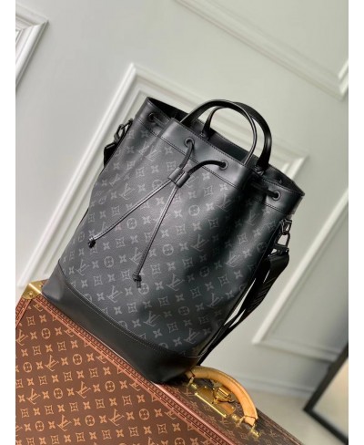 Louis Vuitton LV Maxi Noe Sling eclipse Grey Cloth ref.956553