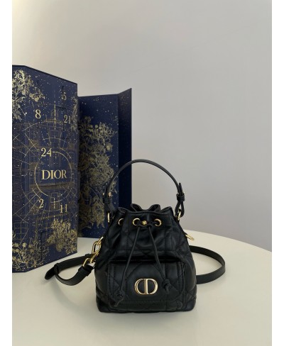 CHRISTIAN DIOR Dior Caro Nano Bucket Bag