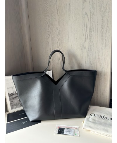 SAINT LAURENT Y TOTE IN LEATHER