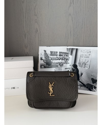 Borsa NIKI baby in pelle di agnello martellata SAINT LAURENT