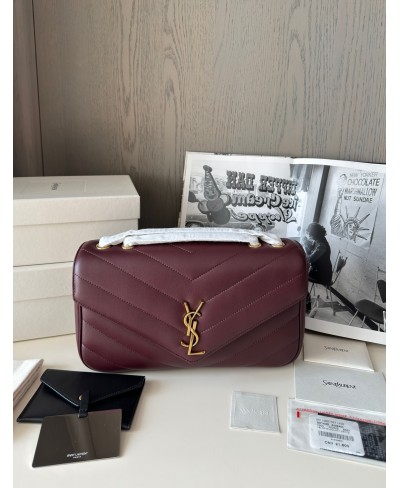 SAINT LAURENT LOULOU medium in MATELASSÉ lambskin