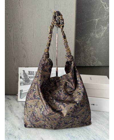 SAINT LAURENT AMALIA in silk twill