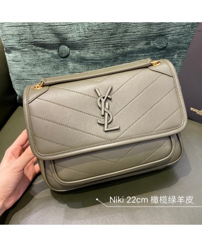 BORSA NIKI BABY IN PELLE DI AGNELLO (PELLE ORIGINALE) SAINT LAURENT