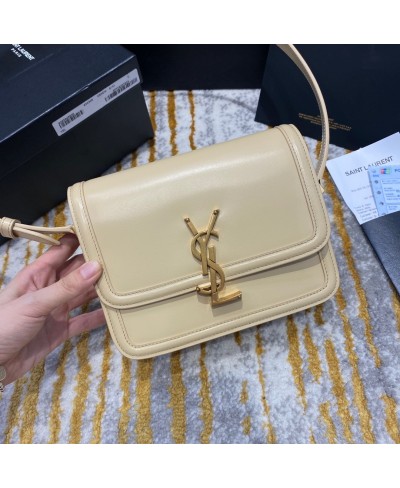 BORSA SATCHEL SOLFERINO PICCOLA IN PELLE BOX SAINT LAURENT (PELLE ORIGINALE)