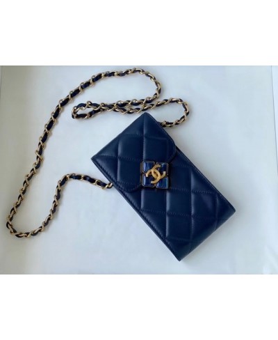 PORTA CELLULARE CON CATENA CHANEL
