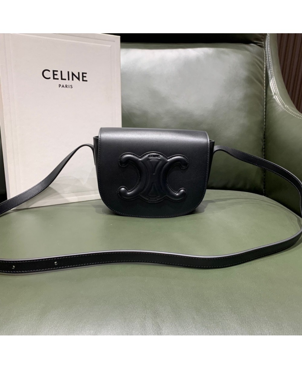 CELINE FOLCO CUIR TRIOMPHE IN SMOOTH CALFSKIN