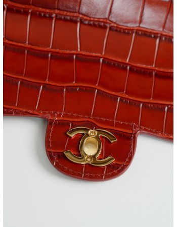 Borsa con patta e manico mini CHANEL
