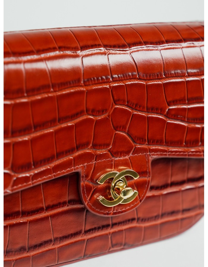 Borsa con patta e manico mini CHANEL