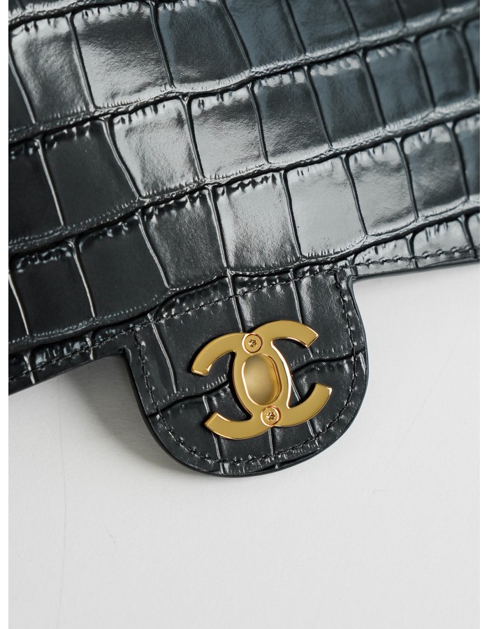 Borsa con patta e manico mini CHANEL
