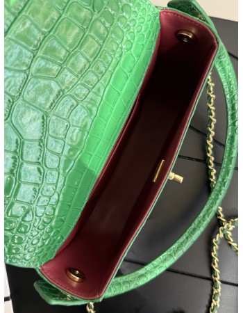 Borsa con patta e manico mini CHANEL
