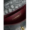 Borsa con patta e manico mini CHANEL