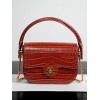 Borsa con patta e manico mini CHANEL