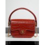 Borsa con patta e manico mini CHANEL