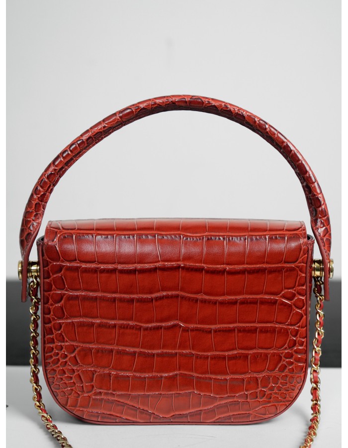 Borsa con patta e manico mini CHANEL