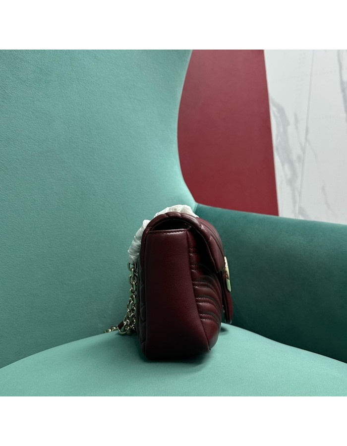 Borsa a spalla GG Marmont misura media GUCCI