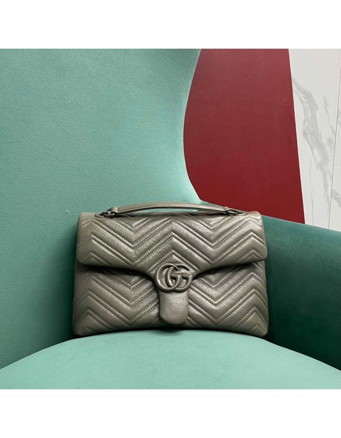 Borsa a spalla GG Marmont misura media GUCCI