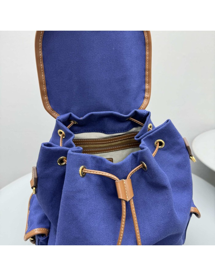 Zaino in canvas e pelle MIUMIU