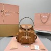 Zaino in pelle MIUMIU