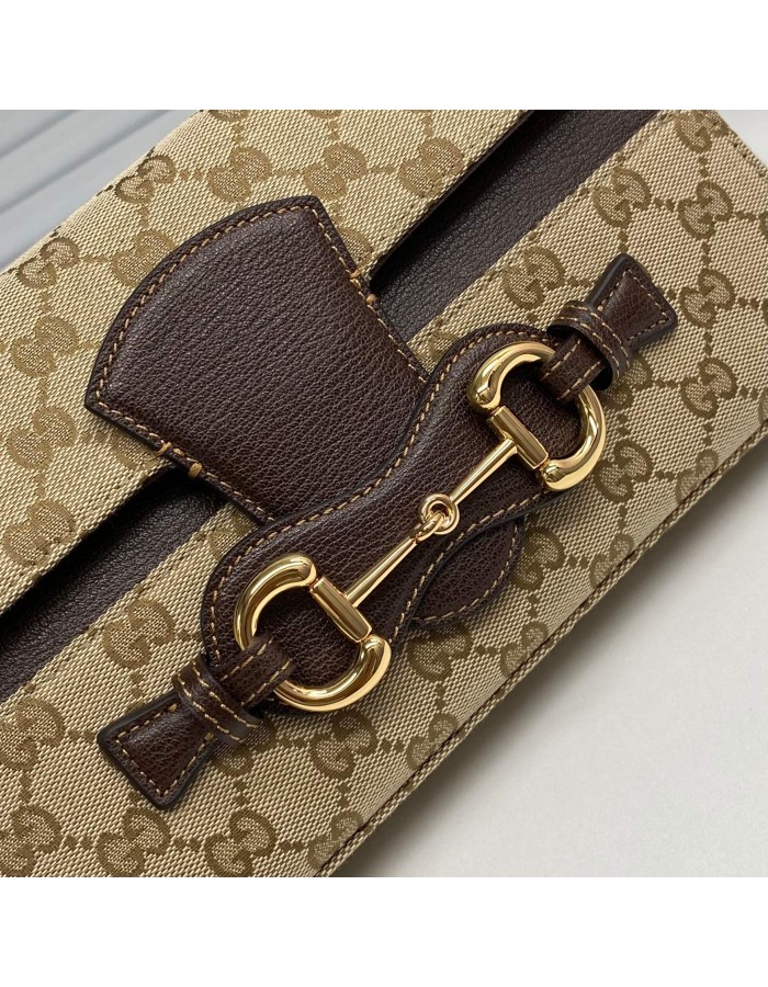 Borsa a spalla Horsebit Ristretto misura media GUCCI