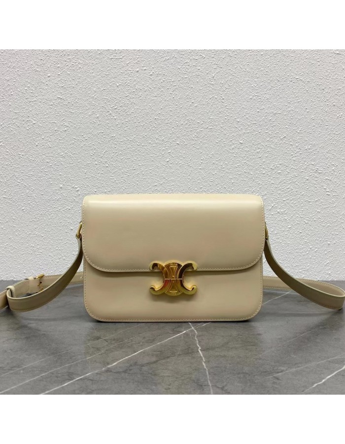 Borsa Triomphe Classique in pelle di vitello lucida CELINE