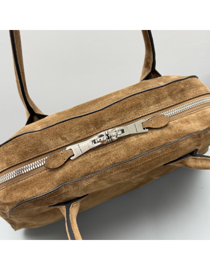 Borsa Vivant in pelle scamosciata MIUMIU