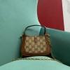 Mini borsa Jackie 1961 in lucertola con cristalli GG GUCCI