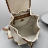 Zaino in canvas e pelle MIUMIU