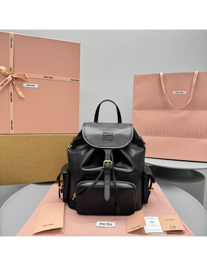 Zaino in pelle MIUMIU