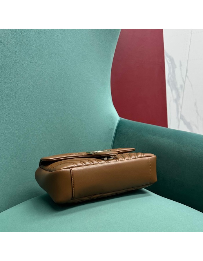 Borsa a spalla GG Marmont misura media GUCCI