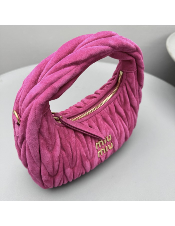 Borsa Wander in pelle scamosciata MIUMIU