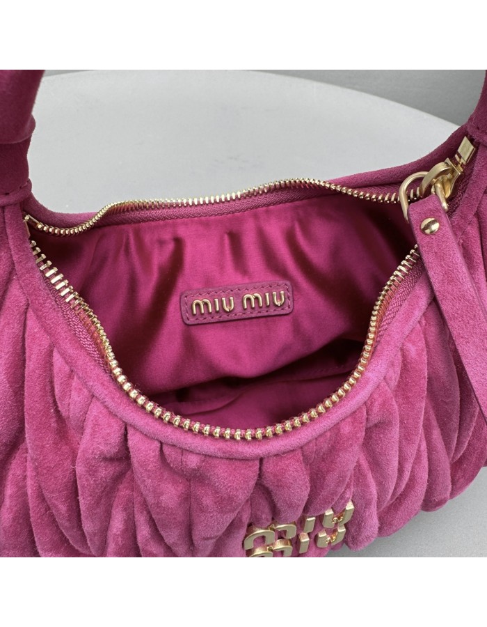 Borsa Wander in pelle scamosciata MIUMIU