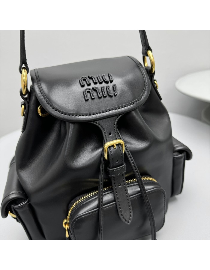 Zaino in pelle MIUMIU