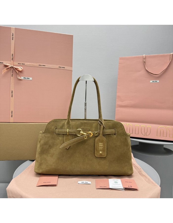 Borsa Aventure in pelle scamosciata MIUMIU