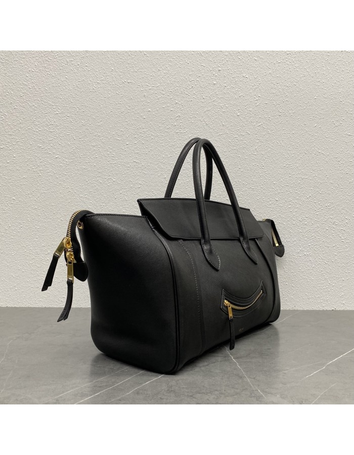 LUGGAGE IN MORBIDA PELLE DI AGNELLO LUCIDA CELINE