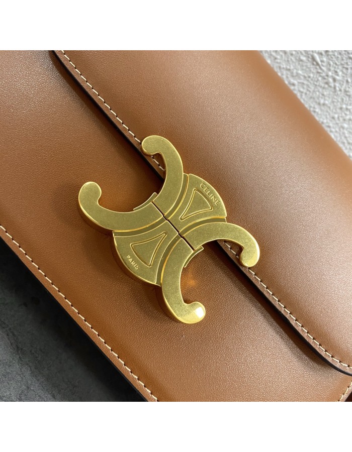 Borsa Teen Triomphe in pelle di vitello lucida CELINE