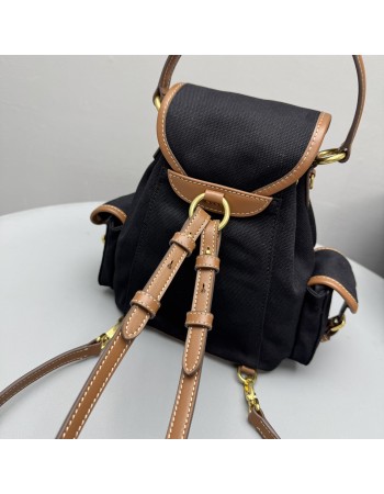 Zaino in canvas e pelle MIUMIU