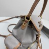 Zaino in canvas e pelle MIUMIU