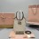 Borsa a mano Ivy  in canvas e pelle MIUMIU