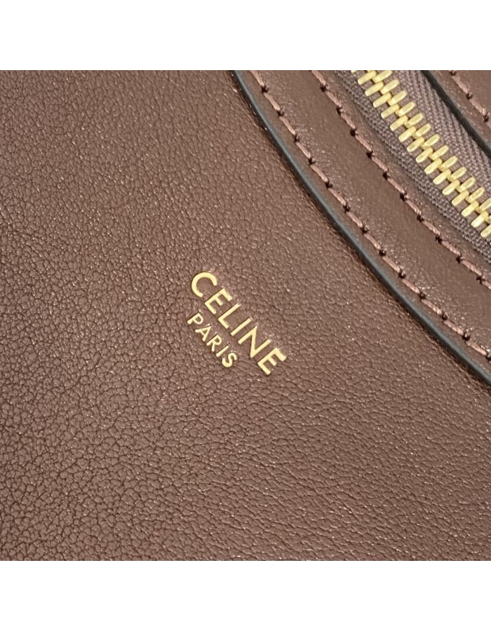 LUGGAGE GRANDE IN MORBIDA PELLE DI AGNELLO LUCIDA CELINE