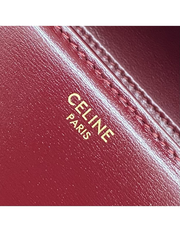 Borsa Teen Triomphe in pelle di vitello lucida CELINE