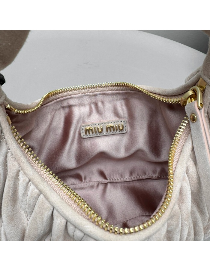 Borsa Wander in pelle scamosciata MIUMIU