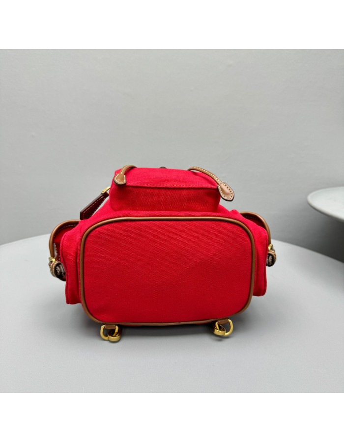 Zaino in canvas e pelle MIUMIU