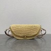 HALFMOON SOFT TRIOMPHE PICCOLA IN RAFIA CELINE