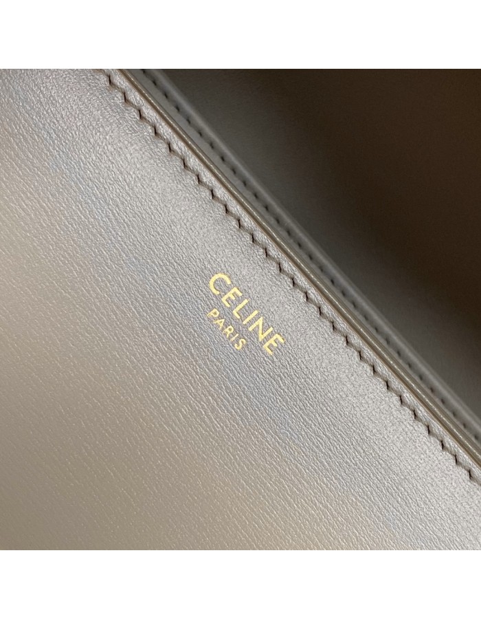 Borsa Teen Triomphe in pelle di vitello lucida CELINE