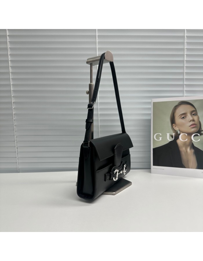 Borsa a spalla Horsebit Ristretto misura media GUCCI