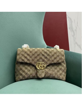 Borsa a spalla GG Marmont misura media GUCCI